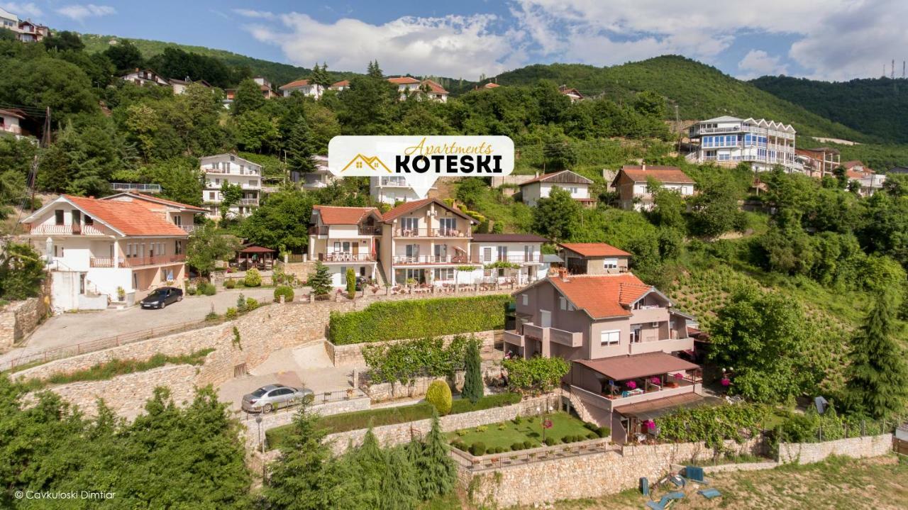 Apartments Koteski Ohri Dış mekan fotoğraf