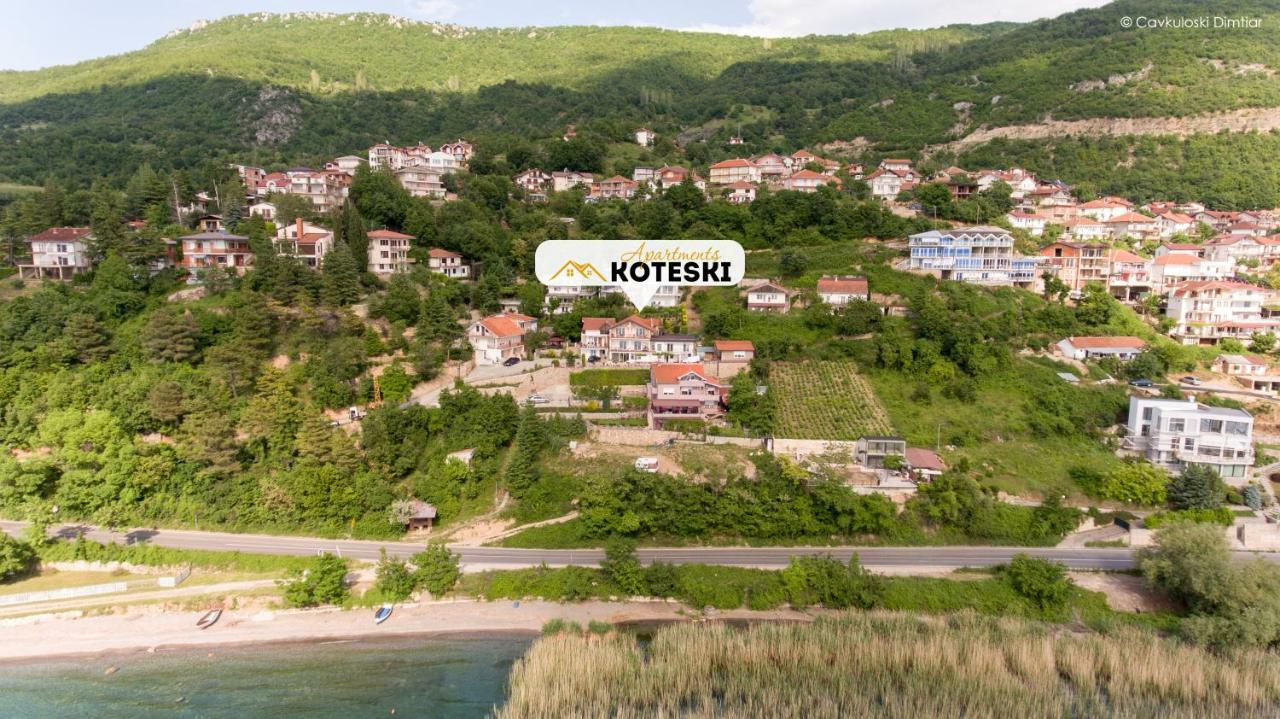 Apartments Koteski Ohri Dış mekan fotoğraf