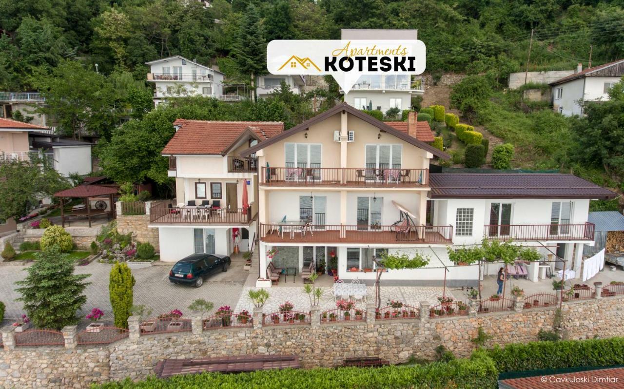 Apartments Koteski Ohri Dış mekan fotoğraf